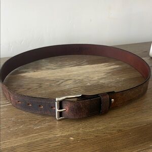 Hanks Belts 100 % Buffalo Hide Size 42